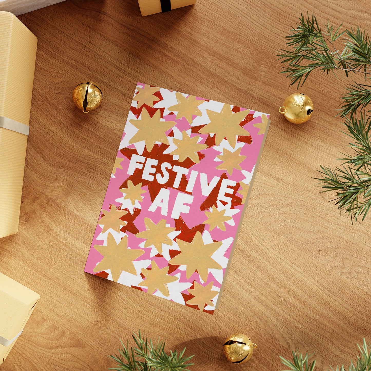 FESTIVE AF CHRISTMAS CARD