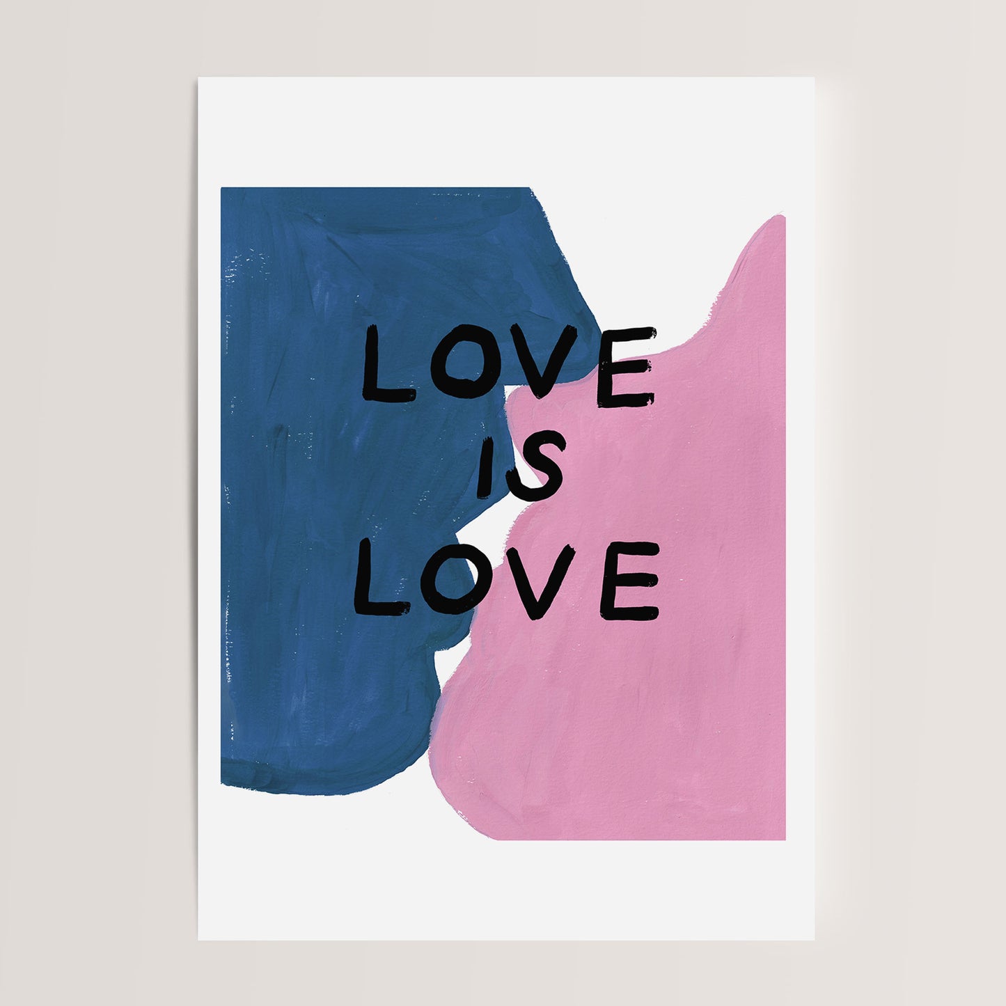 KISSING LOVERS ART PRINT