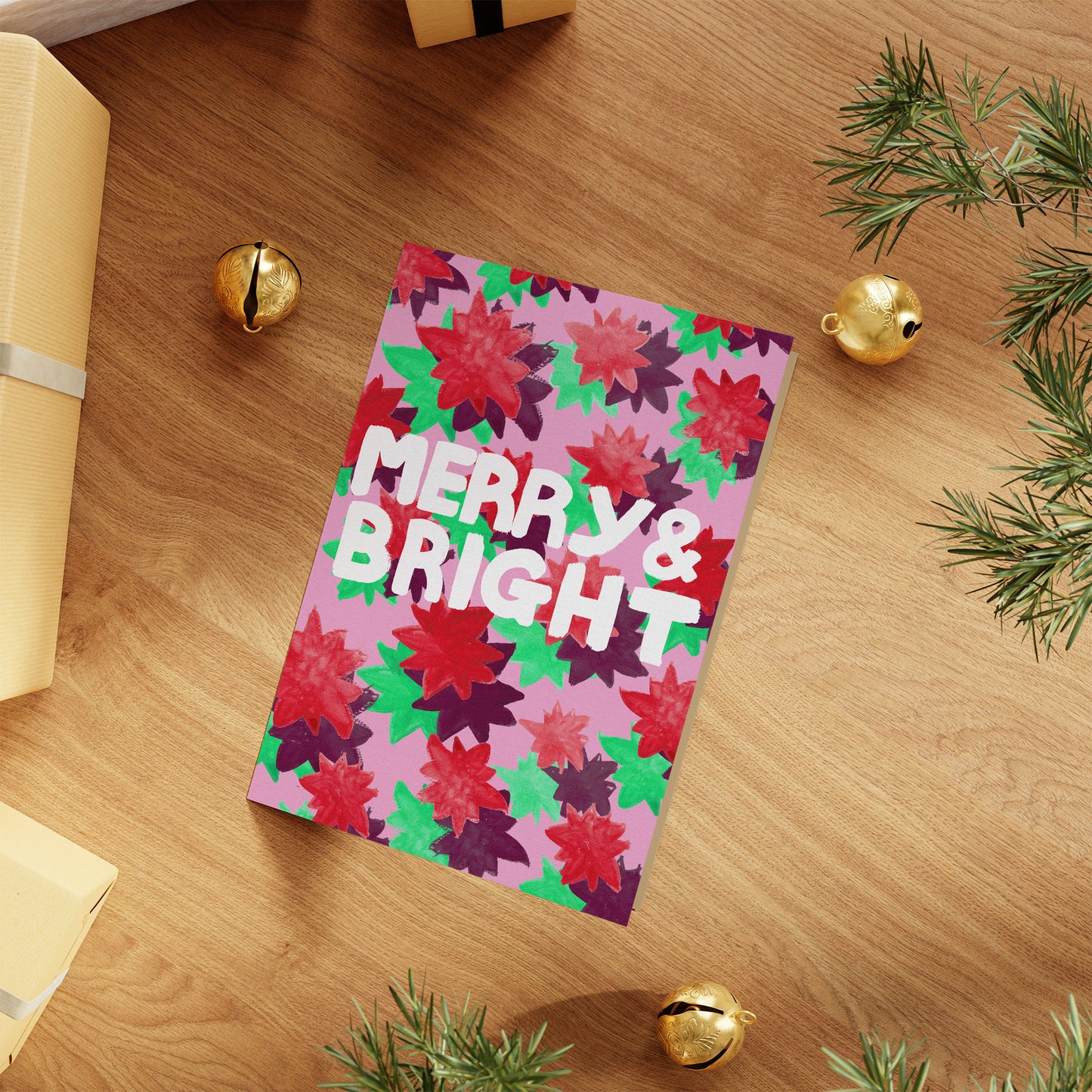 MERRY & BRIGHT CHRISTMAS CARD