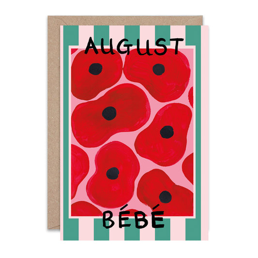 August Bebe Card