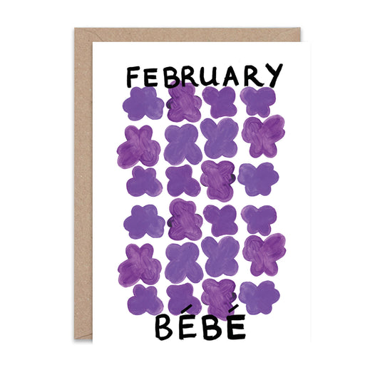 February Bebe Card