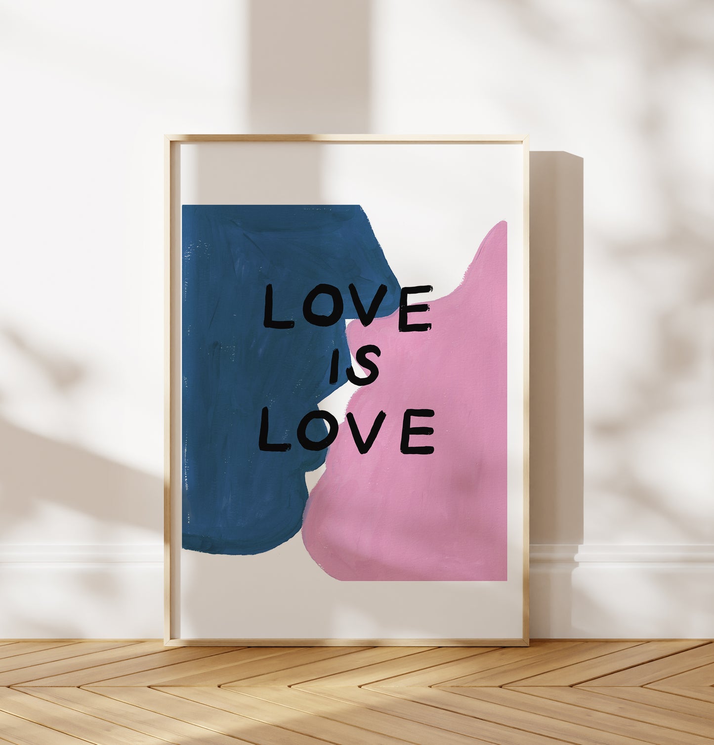 KISSING LOVERS ART PRINT