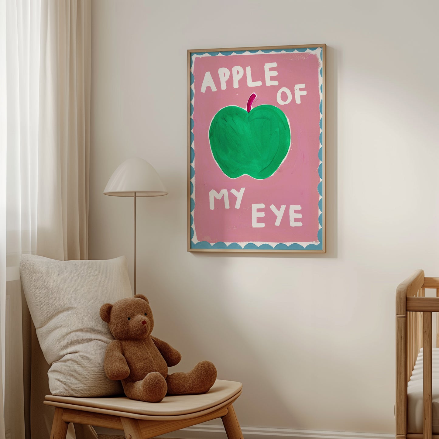 APPLE OF MY EYE ART PRINT