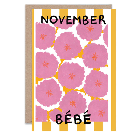 November Bebe Card