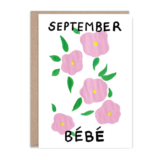 September Bebe Card