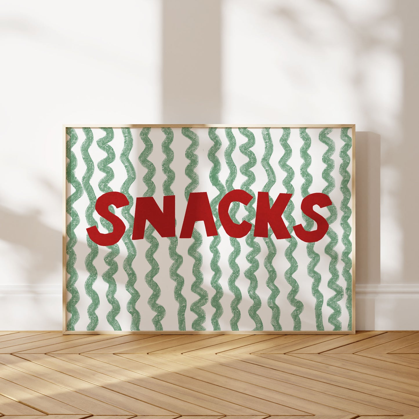 snacks art print