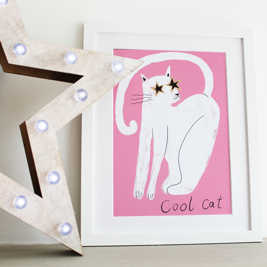 cool cat art work