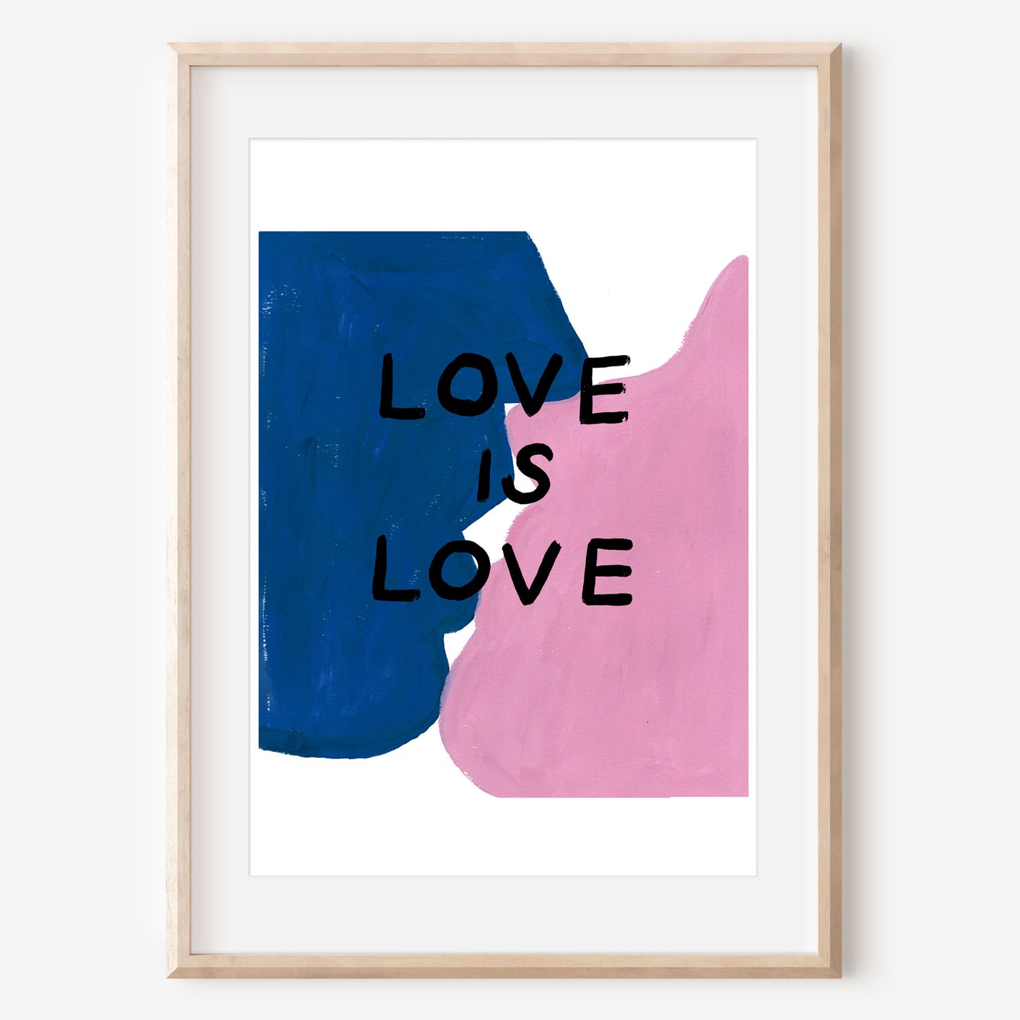 KISSING LOVERS ART PRINT