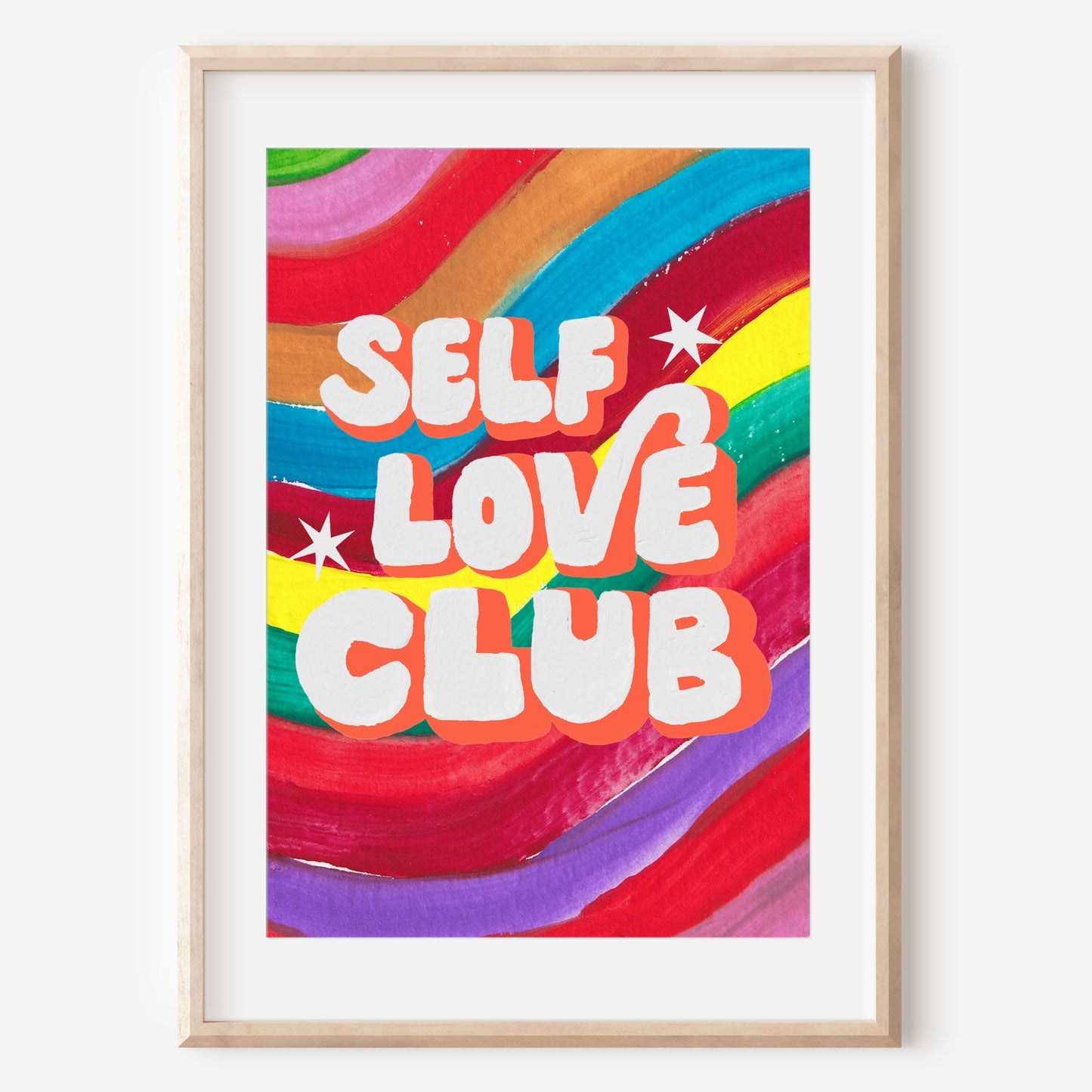 RAINBOW CLUB ART PRINT