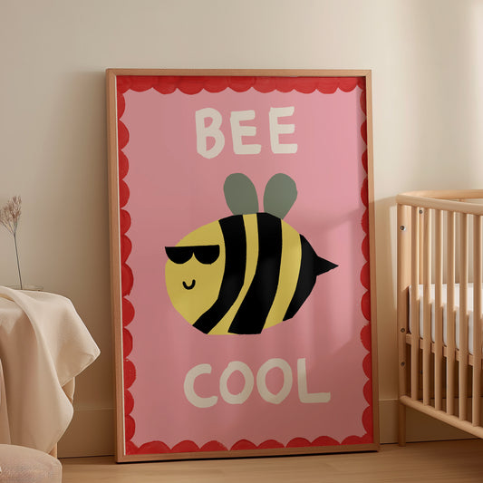 BEE COOL ART PRINT