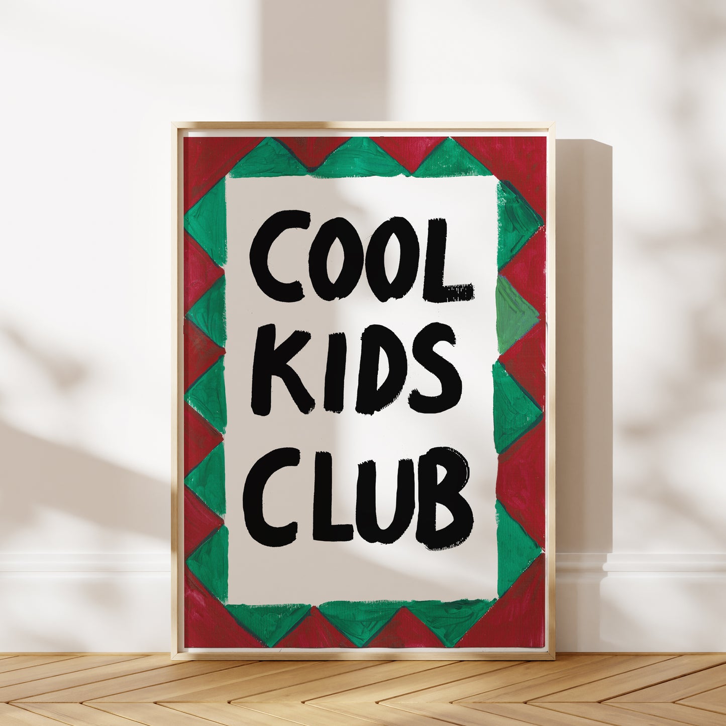 COOL KIDS CLUB ART PRINT