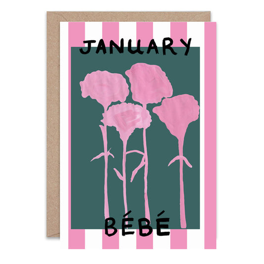 January Bebe Card