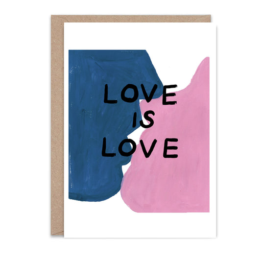 Kissing Lovers Card