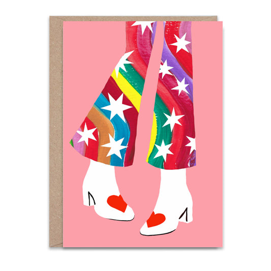 Rainbow Pants Card