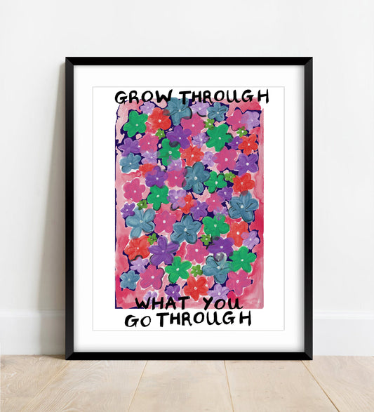 floral art print, art print in north east 